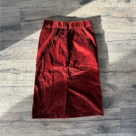 A.P.C. Corduroy Midi Skirt - Picture 1 of 2